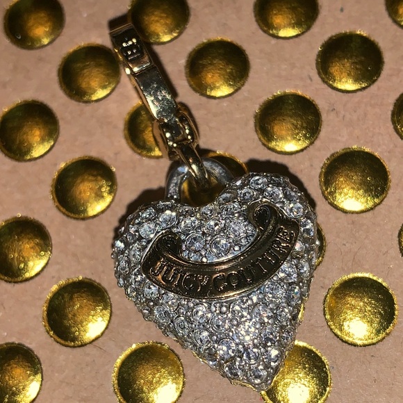 Juicy Couture Pave Heart Charm! - Picture 2 of 3
